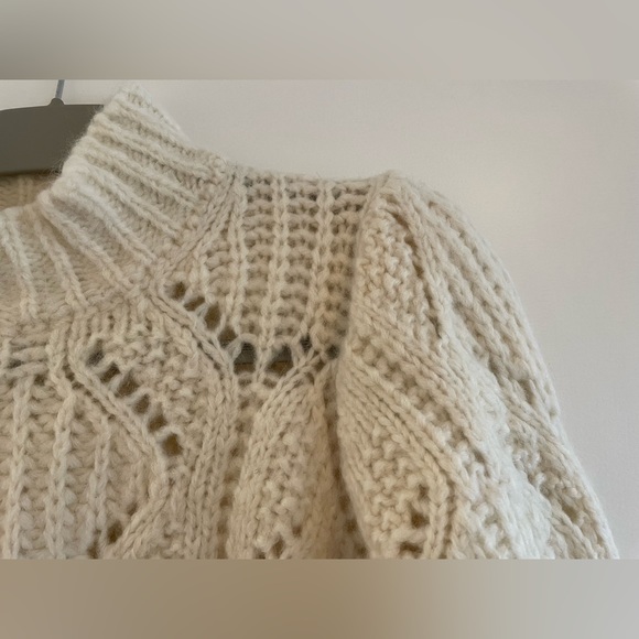 Ba&sh cream mock turtle sweater, size XS - Picture 5 of 9
